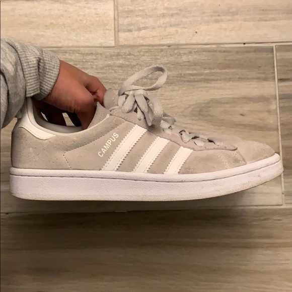 adidas campus light grey